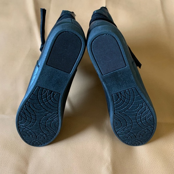 SO Black Fringe Flat Booties - Picture 5 of 8